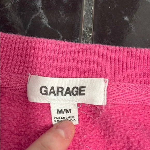 Pink GARAGE Providence Sweatshirt - Picture 2 of 3